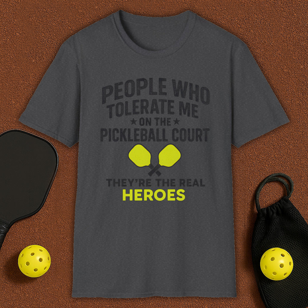 Who Tolerate Me Pickleball T-Shirt