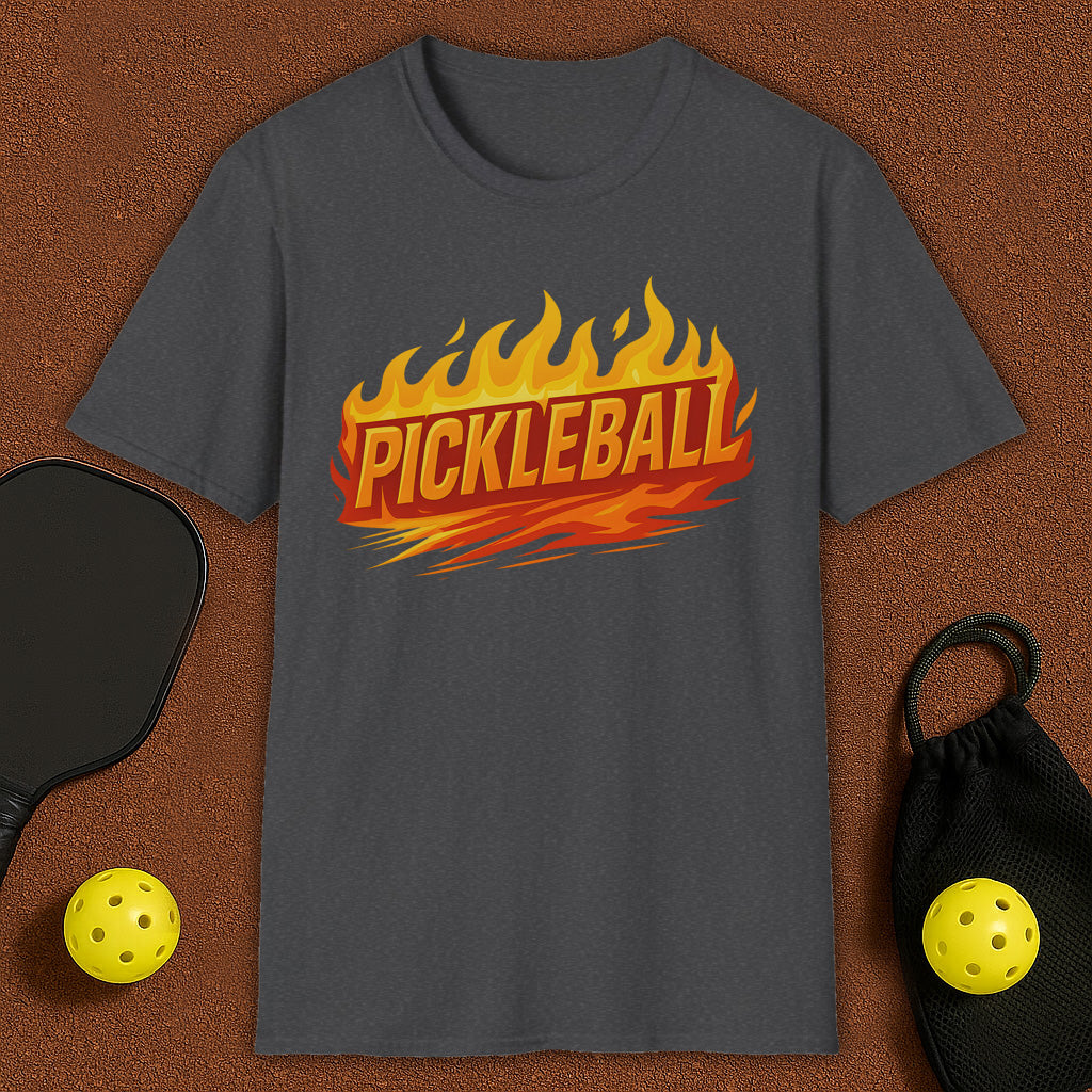 Pickleball Flames T-Shirt