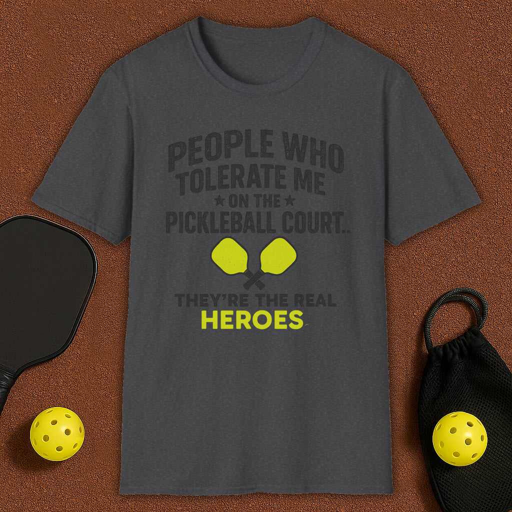 Who Tolerate Me Pickleball T-Shirt