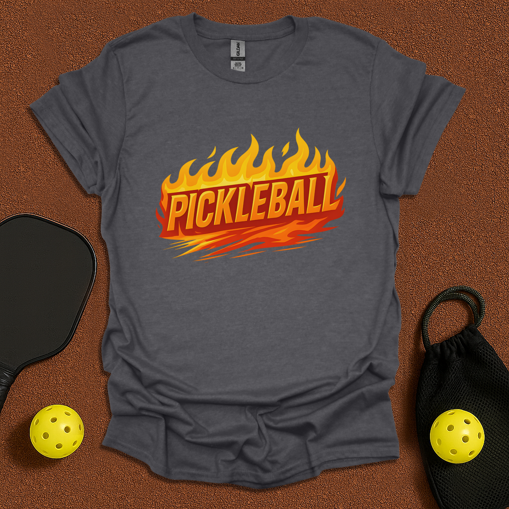 Pickleball Flames T-Shirt