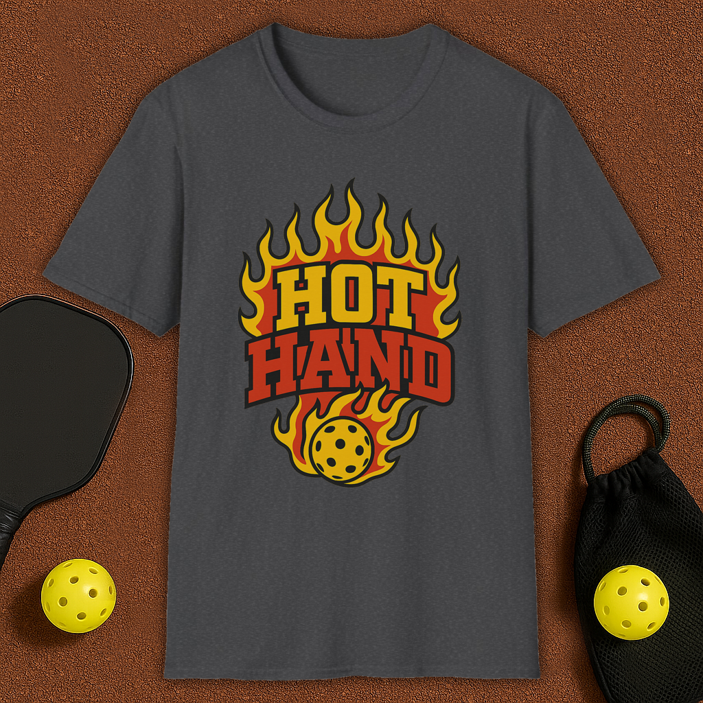 Hot Hand Flames Pickleball T-Shirt