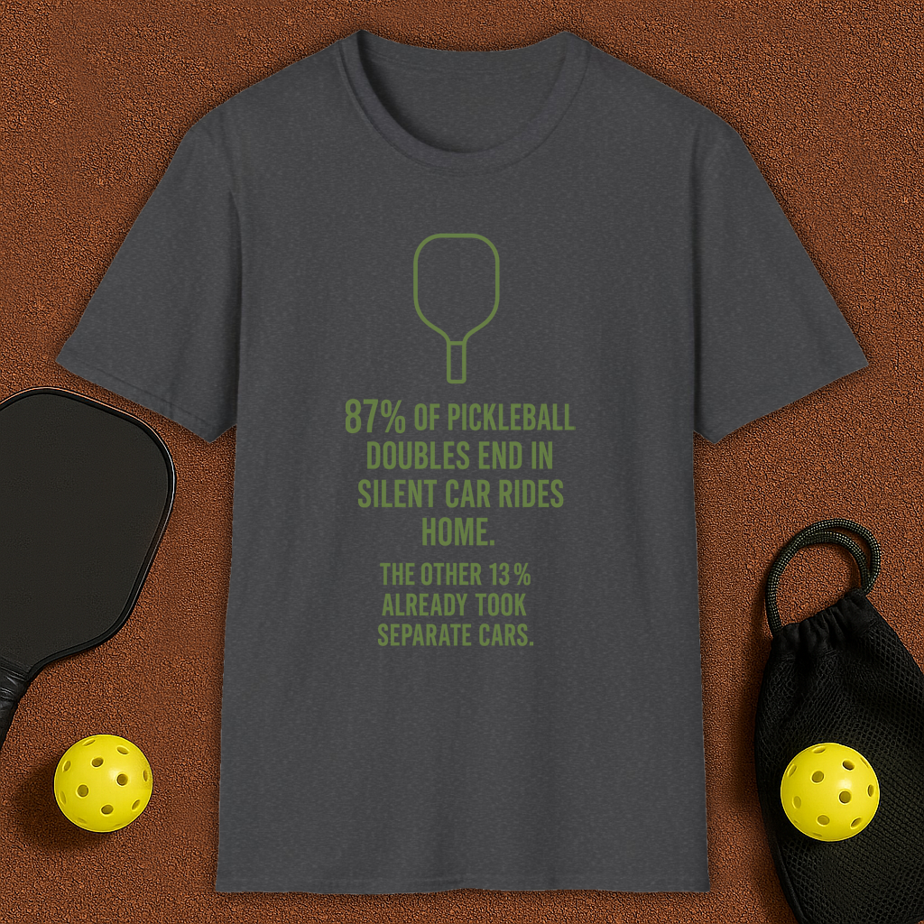 Silent Car Rides Pickleball T-Shirt