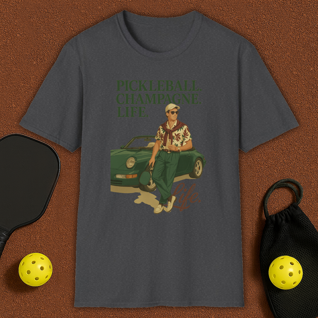 Shampagne, Life, Pickleball T-Shirt