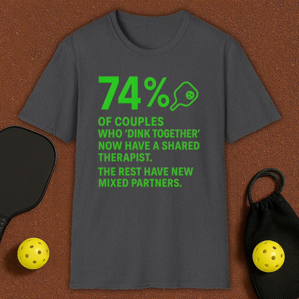 Couples Who Dink Need Therapist Pickleball T-Shirt
