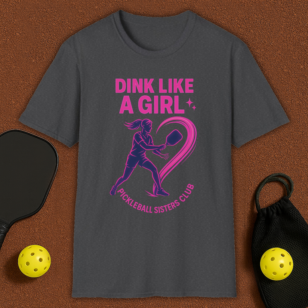 Dink Like A Girl Pickleball T-Shirt