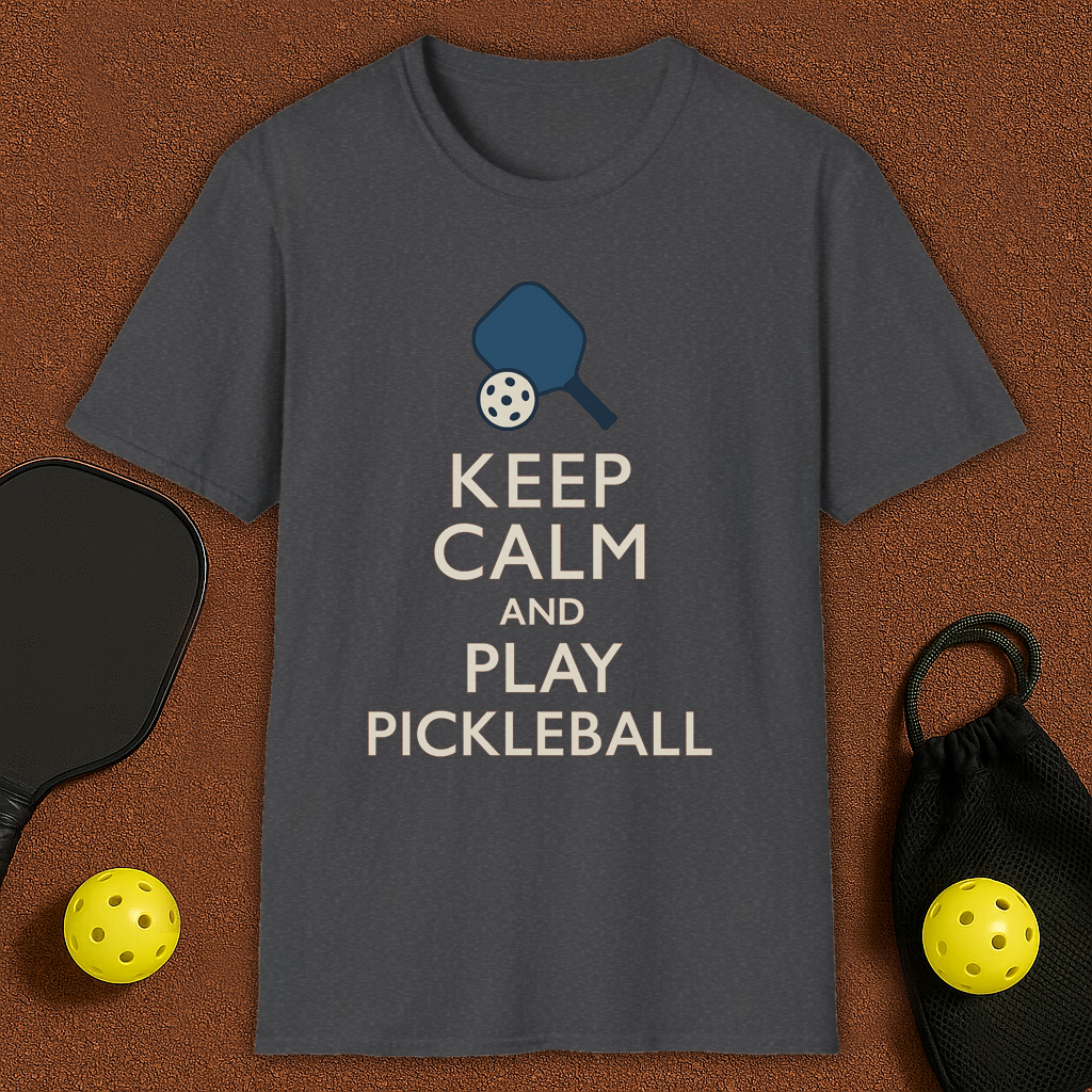 Keep Calm & Play Pickleball T-Shirt