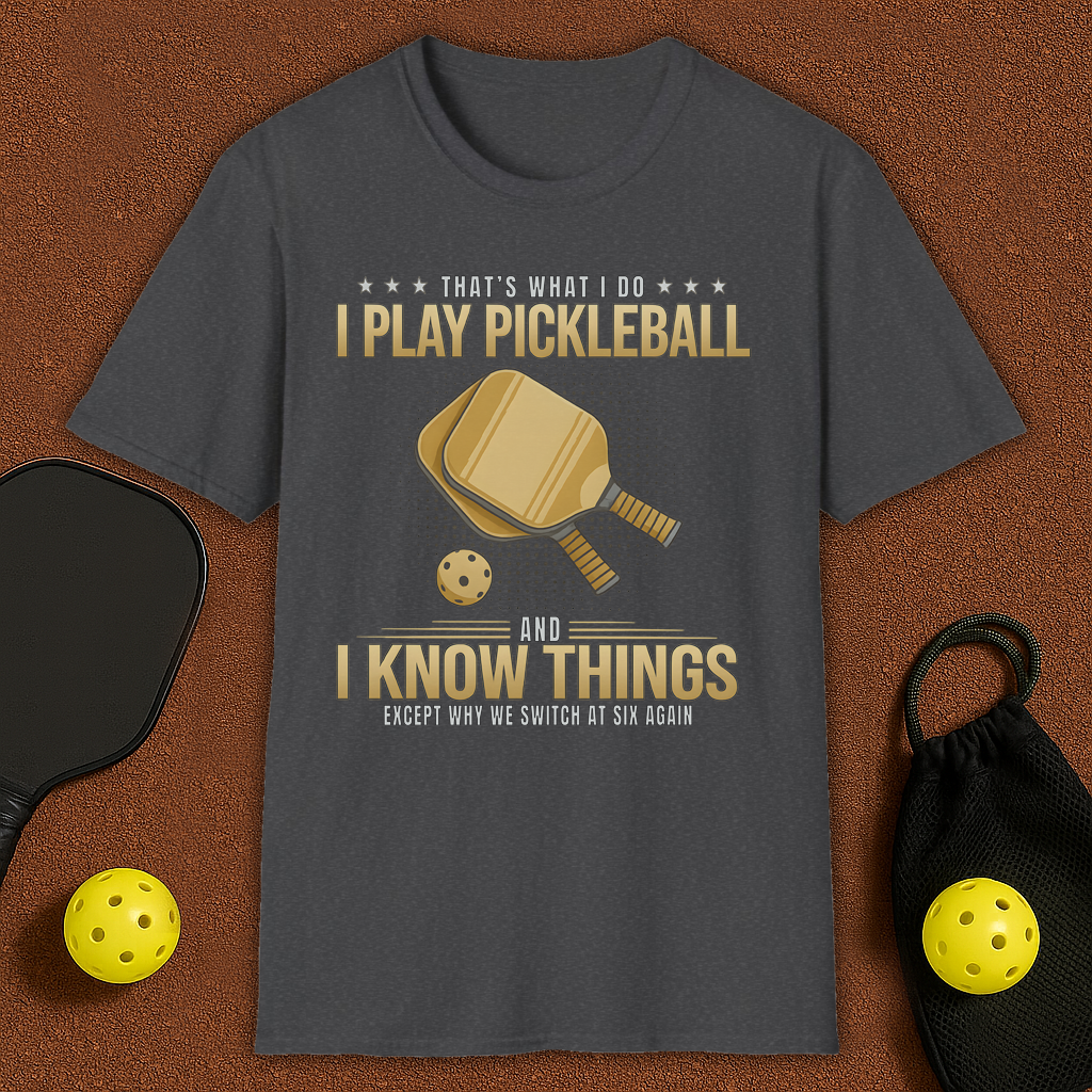 WHY WE SWITCH AT SIX AGAIN Pickleball T-Shirt