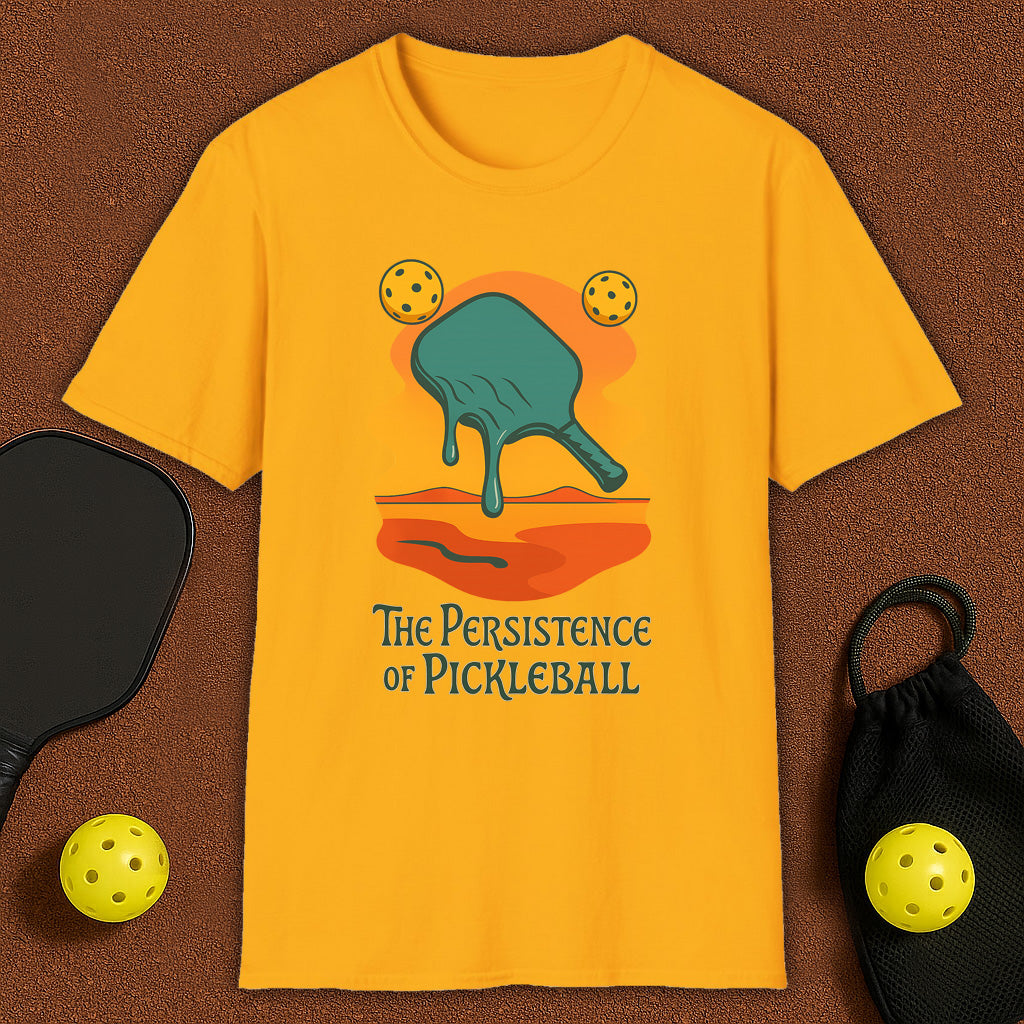 Salvador Dali Style Pickleball T-Shirt