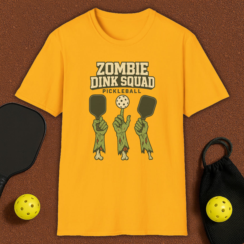 Zombie Squad Haloween Pickleball T-Shirt