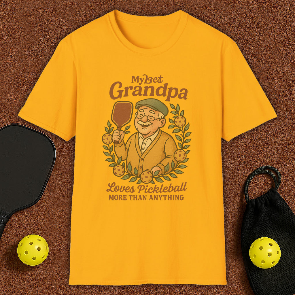 My Best Grandpa Pickleball T-Shirt