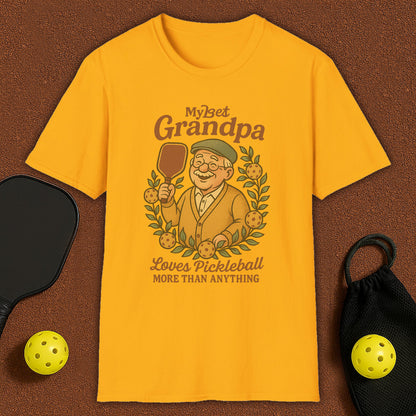 My Best Grandpa Pickleball T-Shirt