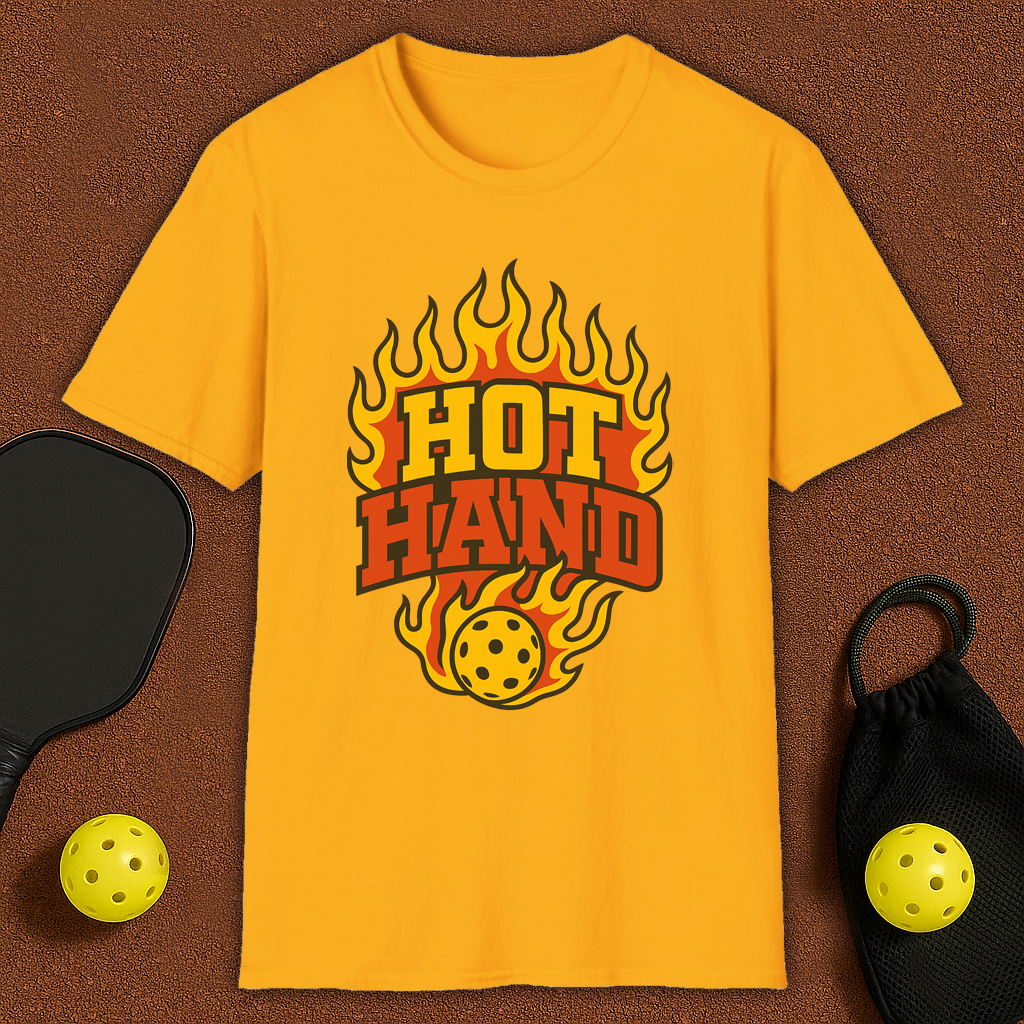 Hot Hand Flames Pickleball T-Shirt