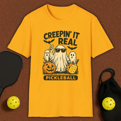 Creepin Haloween Pickleball T-Shirt