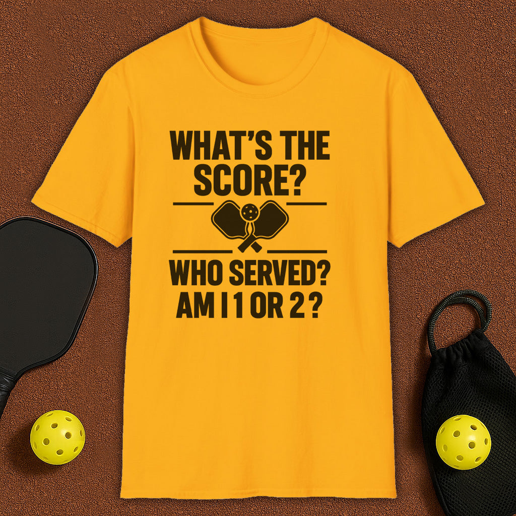 Who Served First?! Pickleball T-Shirt