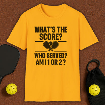 Who Served First?! Pickleball T-Shirt