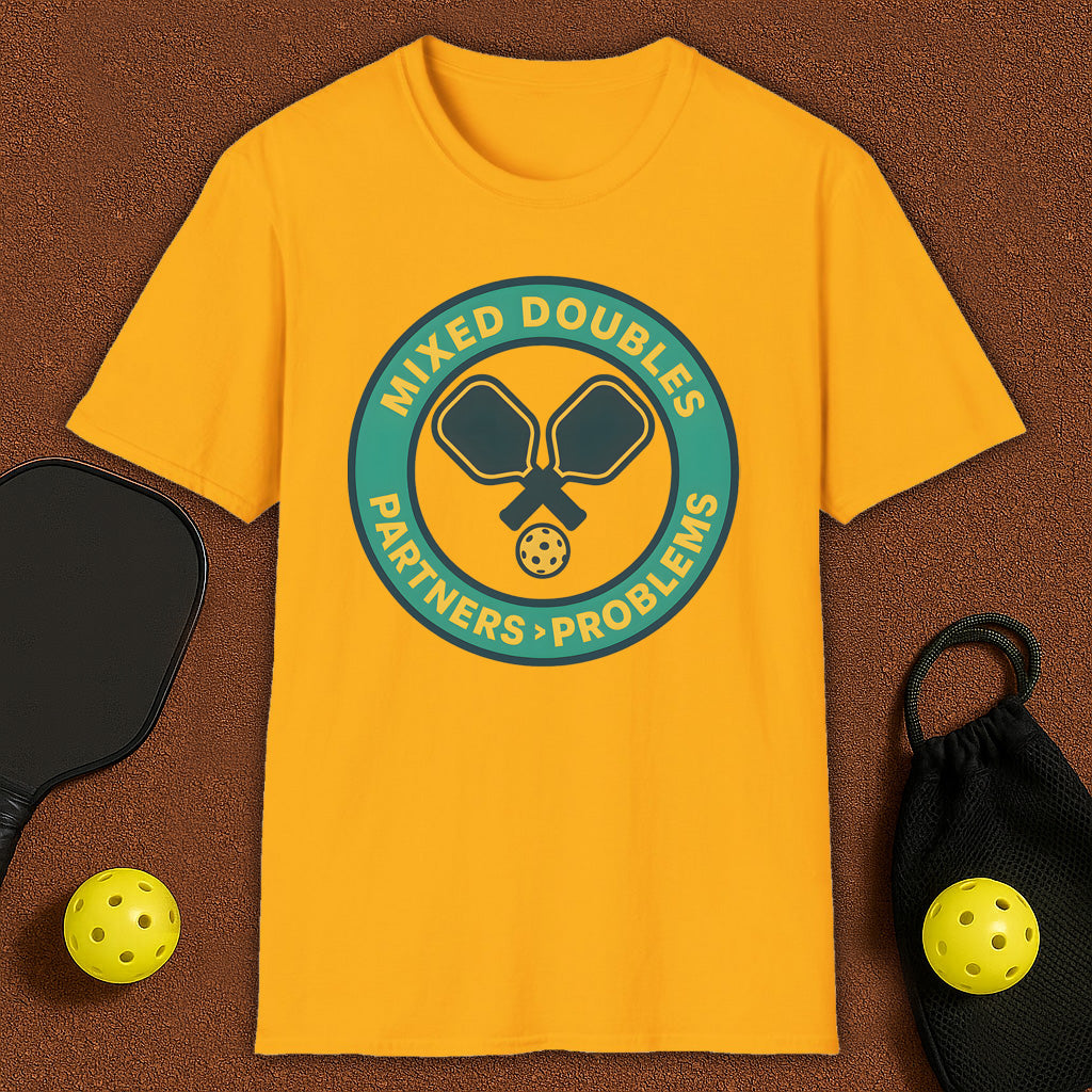 Mixed Doubles Pickleball T-Shirt