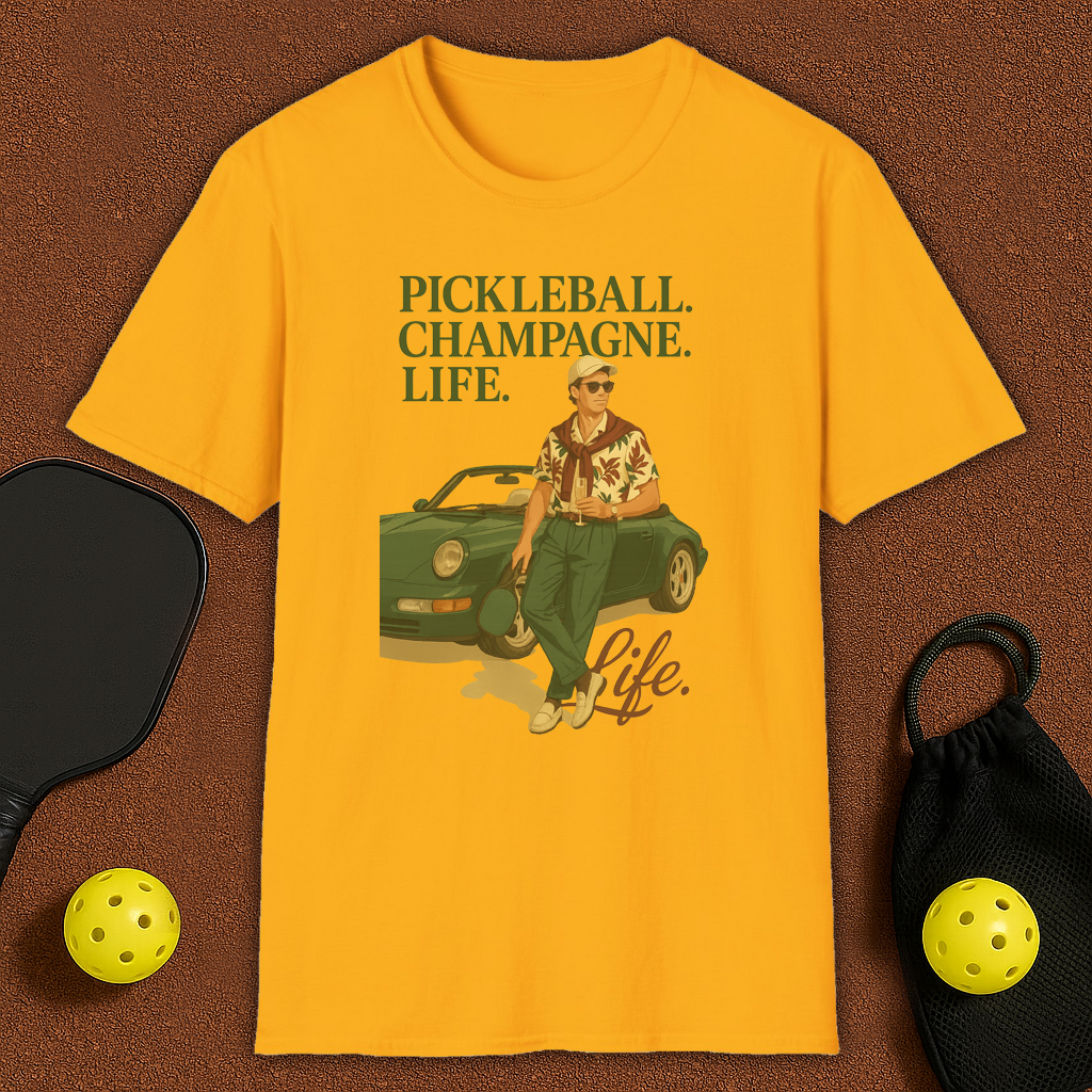 Shampagne, Life, Pickleball T-Shirt