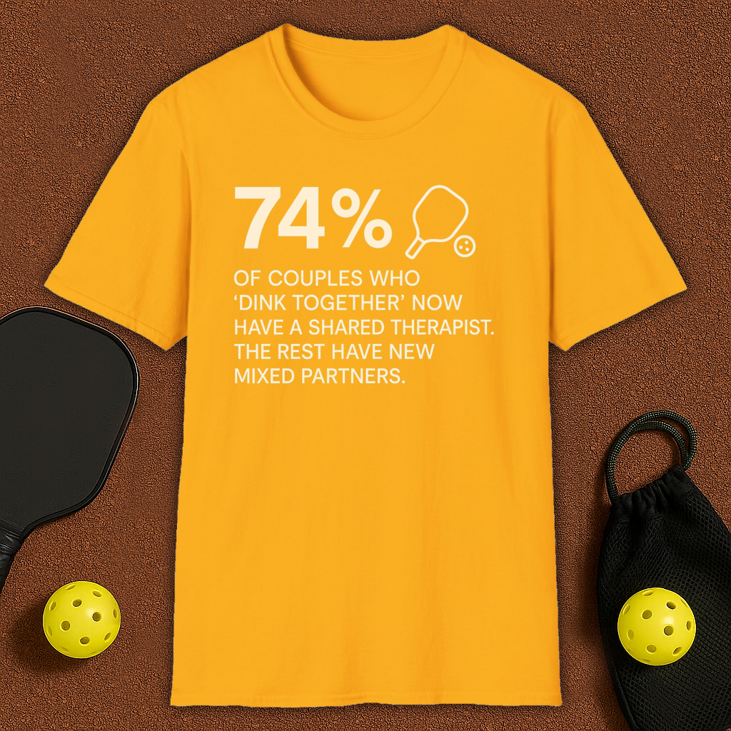 Mixed Couples Same Therapist Pickleball T-Shirt