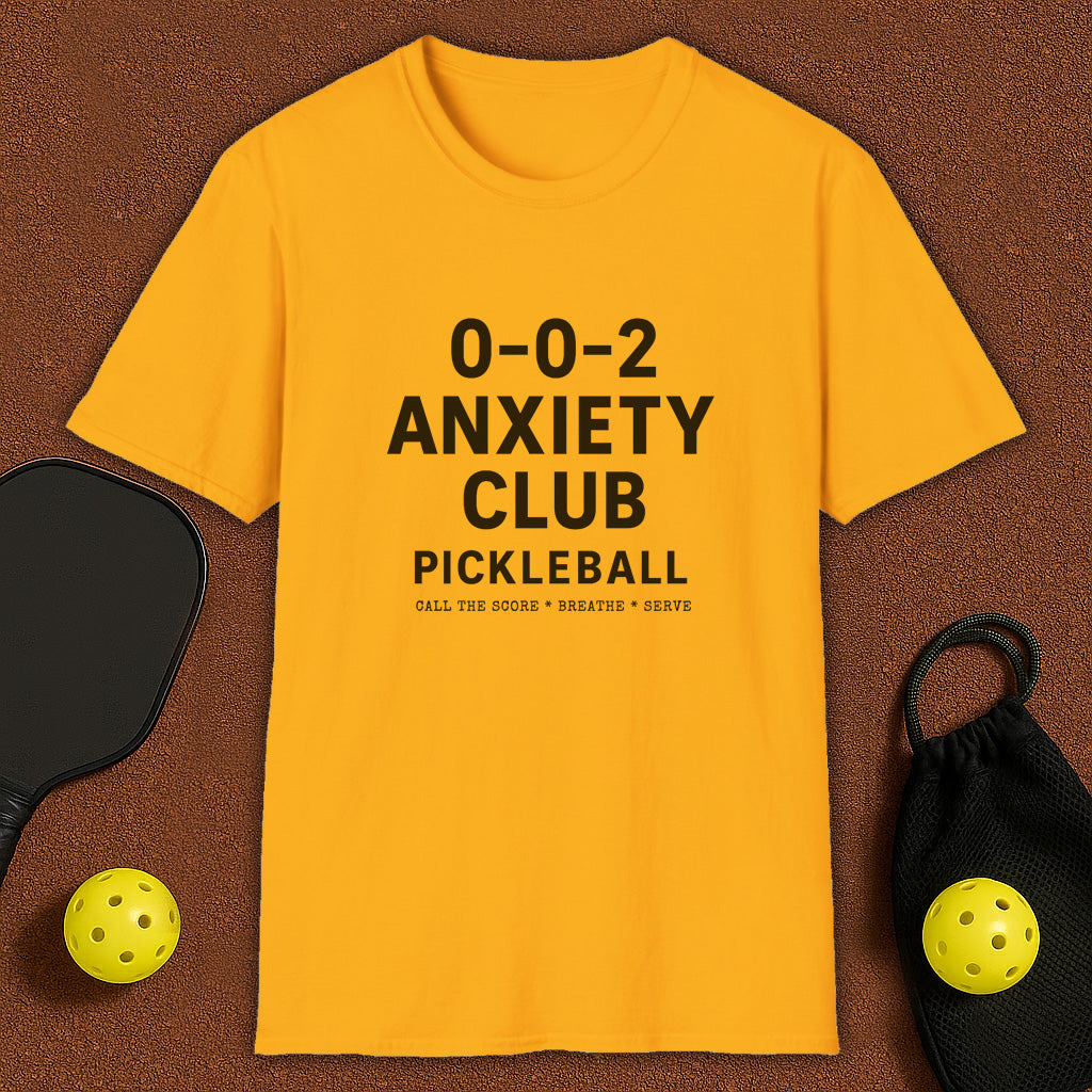 ANXIETY CLUB Pickleball T-Shirt