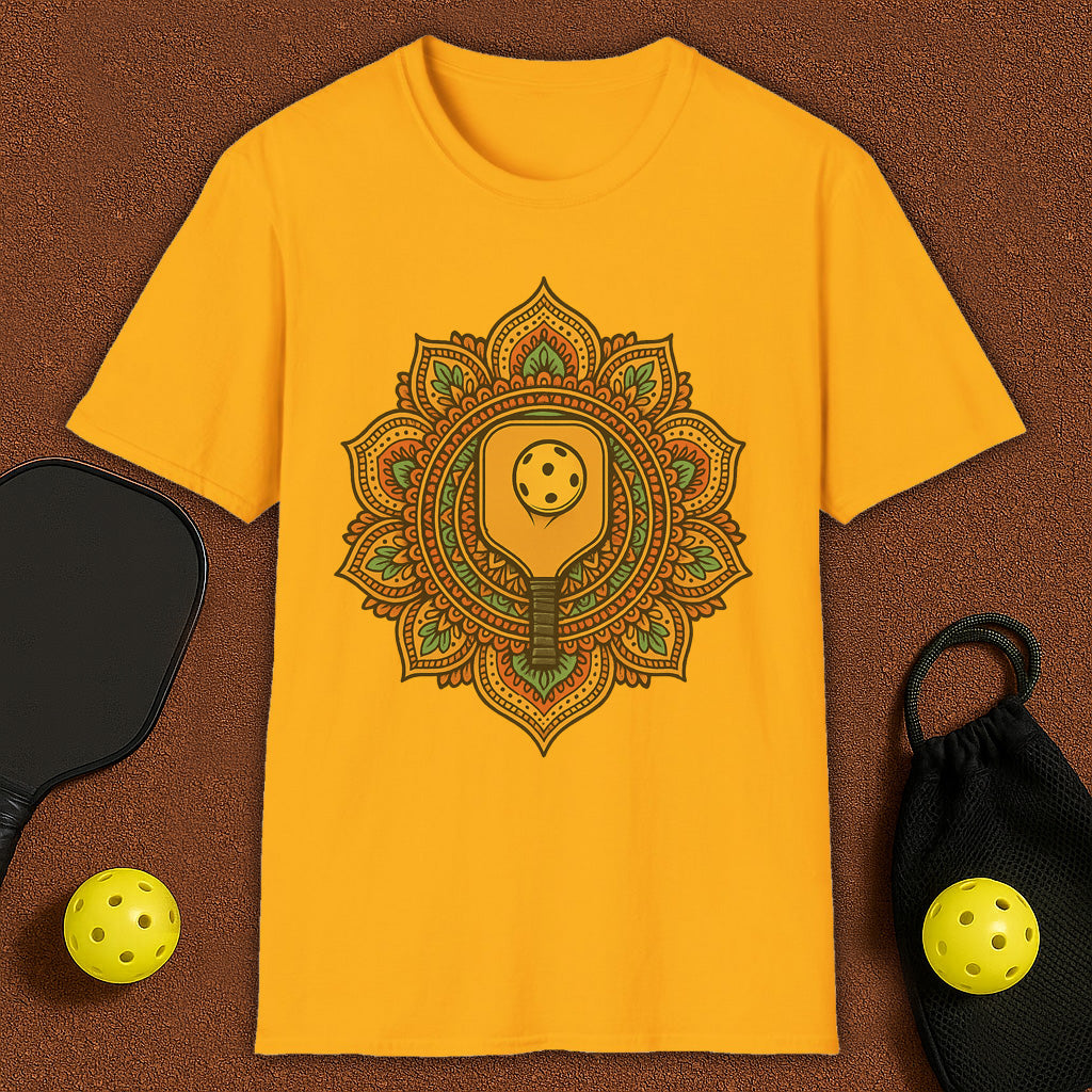 Colorflull Mandala Yoga Pickleball T-Shirt