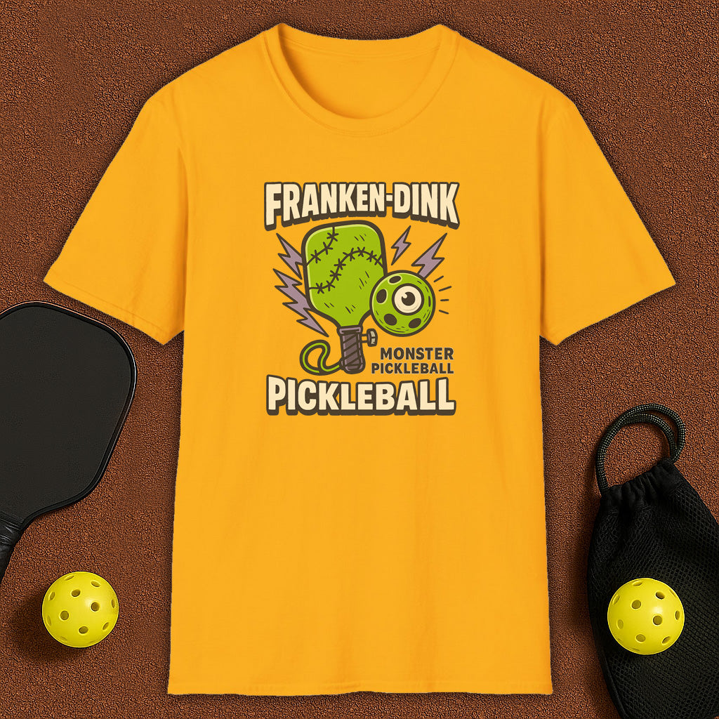 Franken Dink Haloween Pickleball T-Shirt