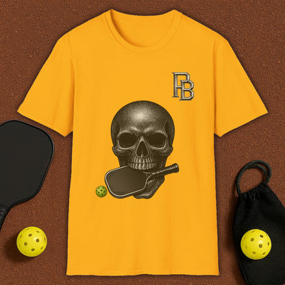 PB Skull Designer Pickleball T-Shirt