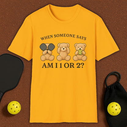 Cute Teddy Pickleball T-Shirt