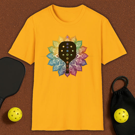 Meditaion Mandala Yoga Pickleball T-Shirt
