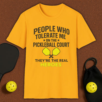 Who Tolerate Me Pickleball T-Shirt