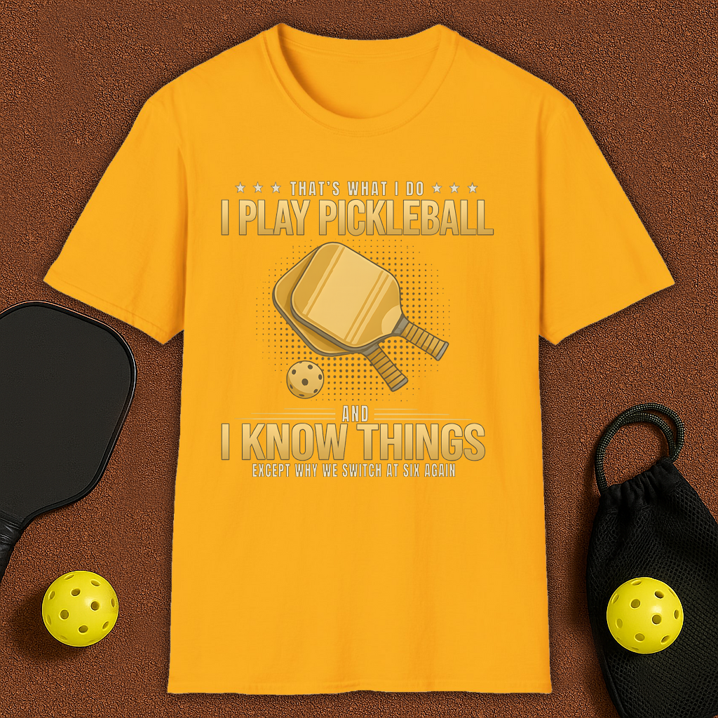 WHY WE SWITCH AT SIX AGAIN Pickleball T-Shirt