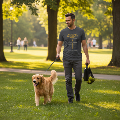 Marriage Counseling Shot Pickleball T-Shirt