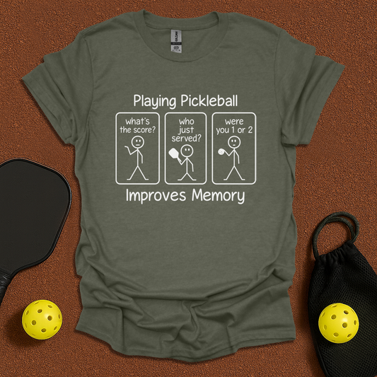 Pickleball improves memory T-Shirt