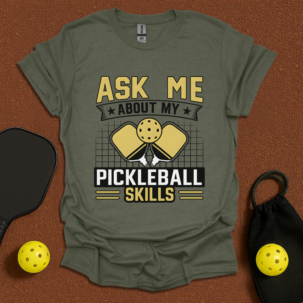 Ask Me about pickleball T-Shirt
