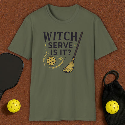 Witch Serve Haloween Pickleball T-Shirt
