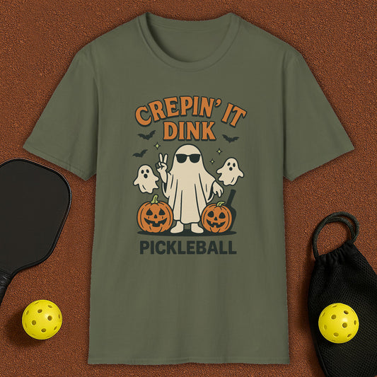 Crepin' It Haloween Pickleball T-Shirt