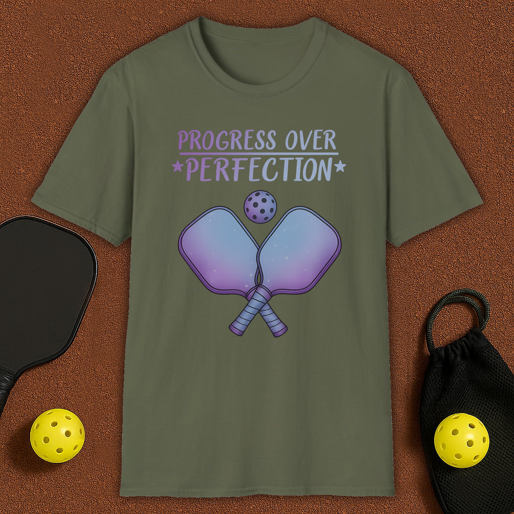 Perfection of Progress Pickleball T-Shirt
