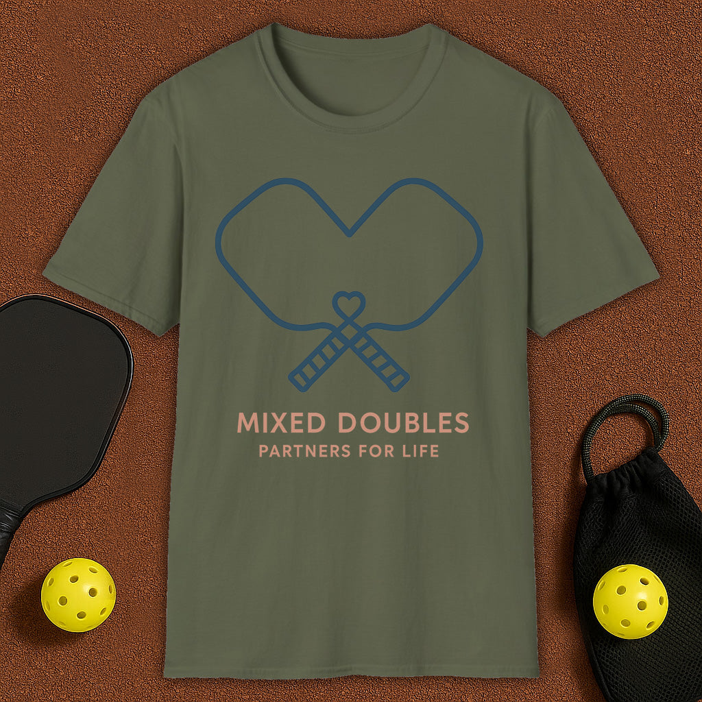 Mixed Doubles Pickleball T-Shirt