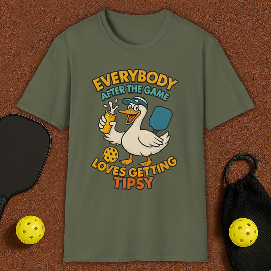 Silly Goose Tipsy Pickleball T-Shirt
