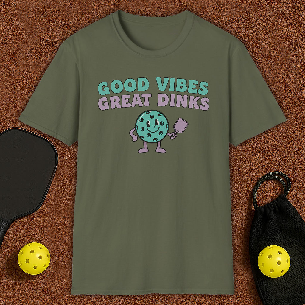Good Vibes Pickleball T-Shirt