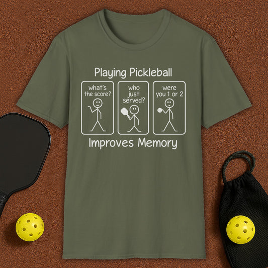 Pickleball improves memory T-Shirt