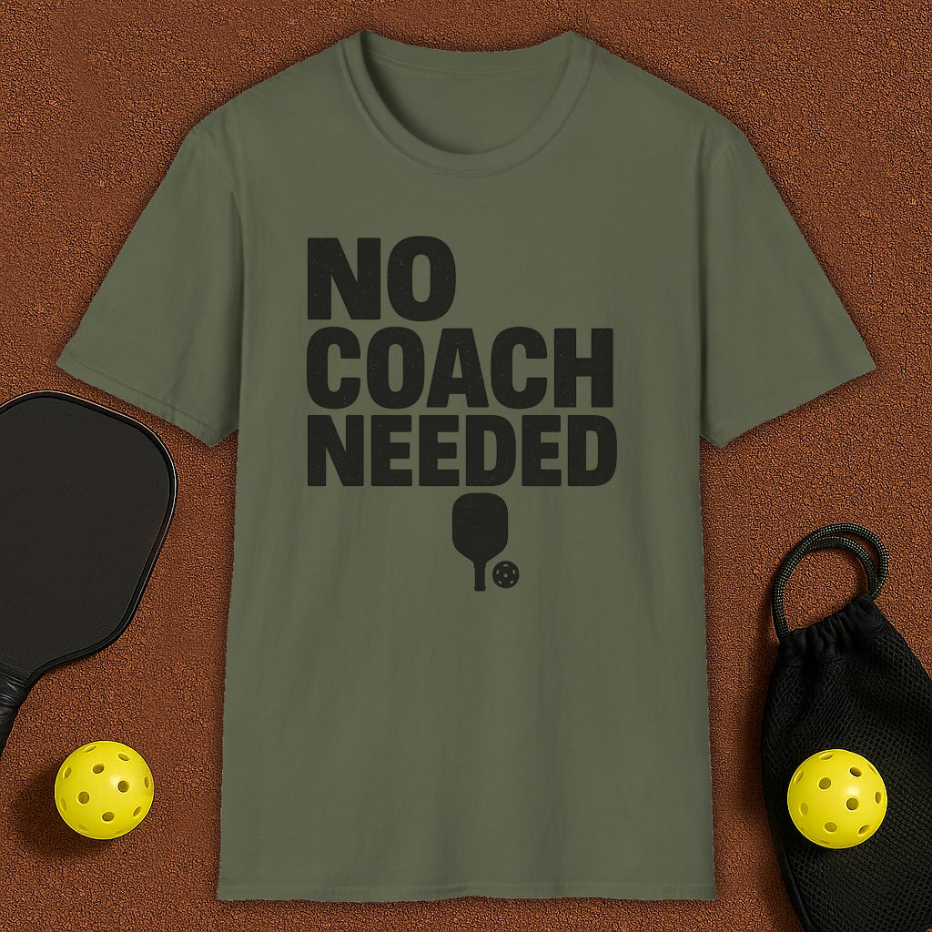 No Coach Pickleball T-Shirt