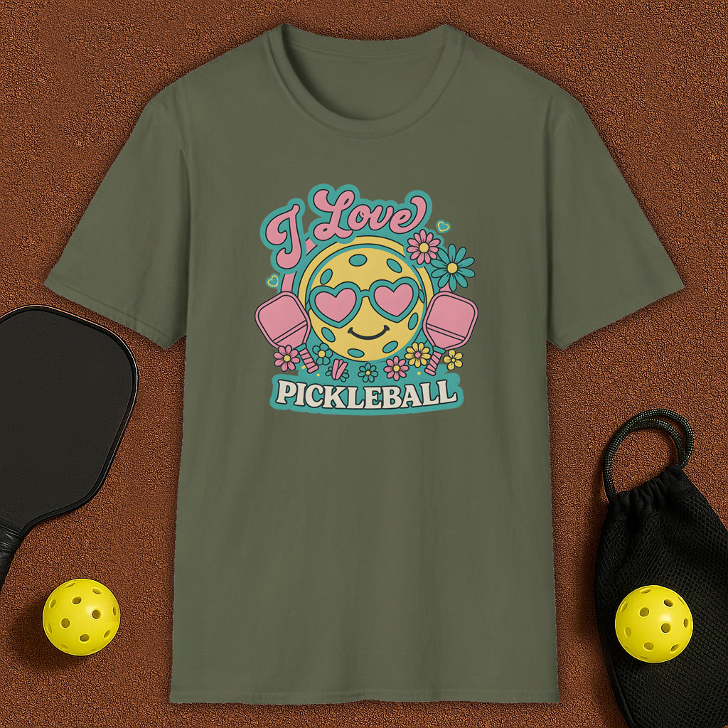 I Love Pickleball T-Shirt