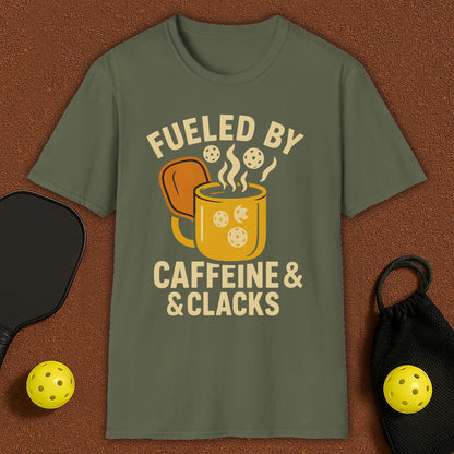 Fueled by Caffeine & Clacks T-Shirt