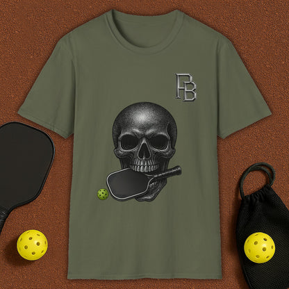 PB Skull Designer Pickleball T-Shirt
