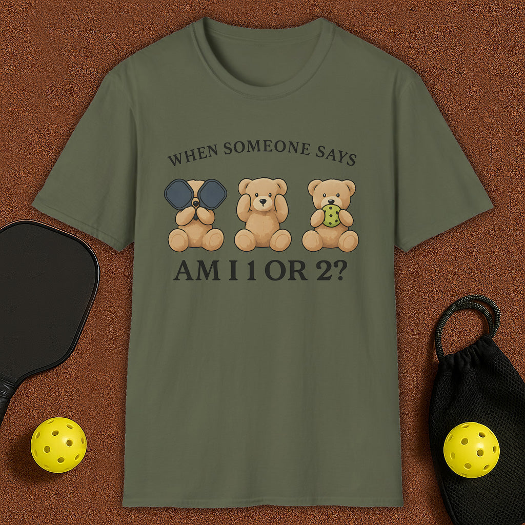 Cute Teddy Pickleball T-Shirt