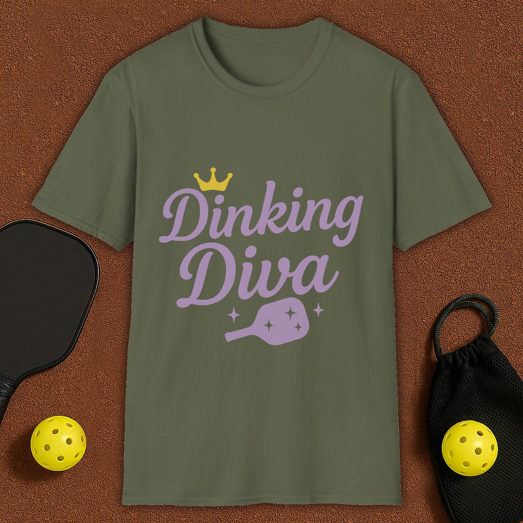 Dinking Diva Pickleball T-Shirt