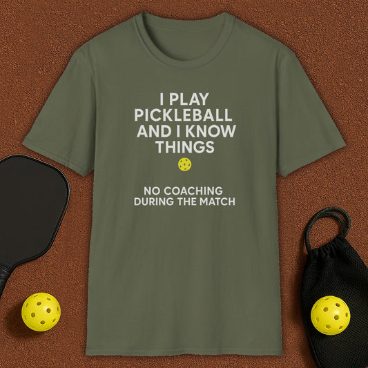 No Coaching Pickleball T-Shirt