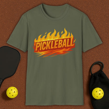 Pickleball Flames T-Shirt