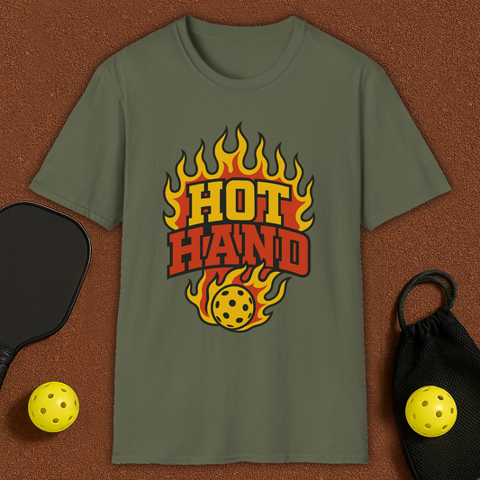 Hot Hand Flames Pickleball T-Shirt