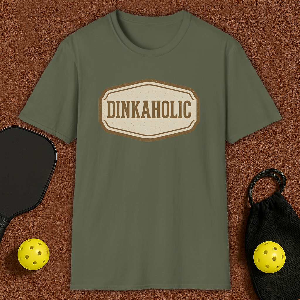 Dinkaholic Pickleball T-Shirt